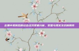 彩票中奖背后的社会经济现象分析，梦想与现实交织的博弈