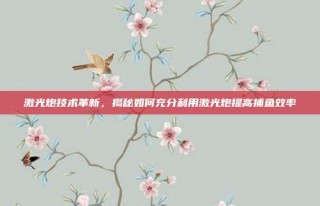 激光炮技术革新，揭秘如何充分利用激光炮提高捕鱼效率