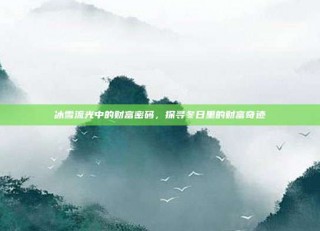 冰雪流光中的财富密码，探寻冬日里的财富奇迹