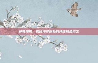 神奇捕捞，揭秘海洋深处的神秘捕鱼技艺