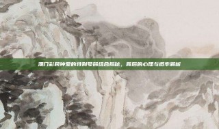 澳门彩民钟爱的特别号码组合揭秘，背后的心理与概率解析